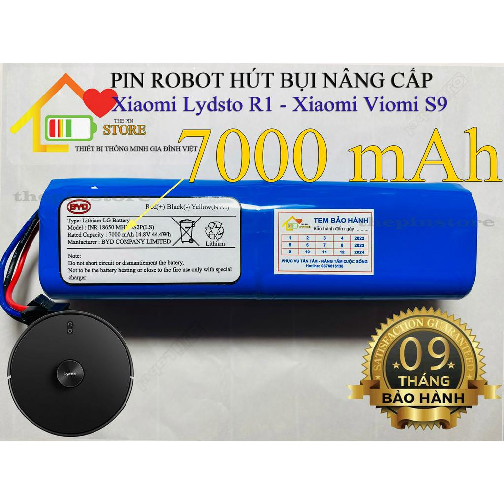 Pin robot hút bụi xiaomi lydsto r1 - xiaomi viomi s9 nầng cấp