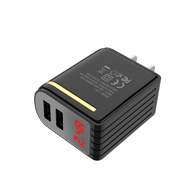 Cóc Sạc Nhanh 2 Cổng Usb 12W 2.4A Hoco C39