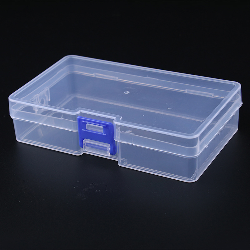 Dustproof Durable Clear Jewelry Storage Case Container Mini Plastic Box Rectangular Box Translucent Box Packing Box Storage Box Runrui. 