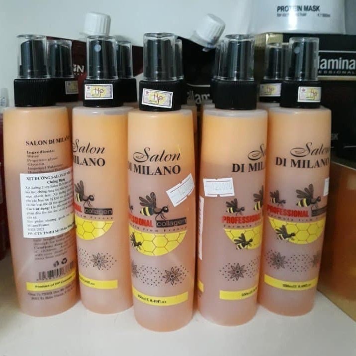 XỊT DƯỠNG TÓC SIÊU MỀM MƯỢT SALON DI MILANO 200ml