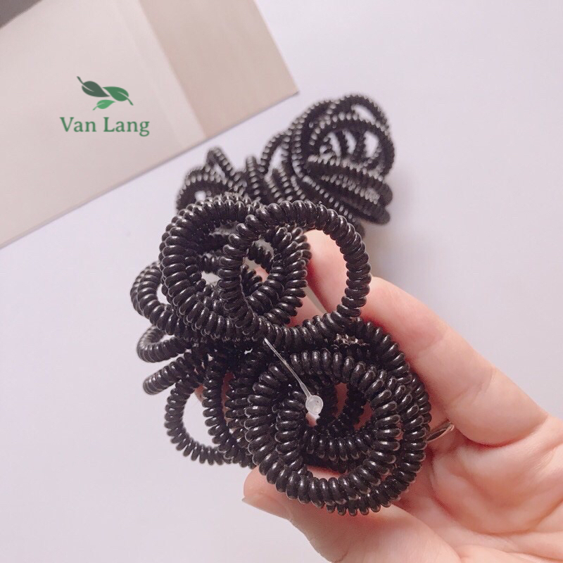 10 dây buộc tóc lò xo - cột tóc lò xo loại nhỏ - lẻ như sỉ