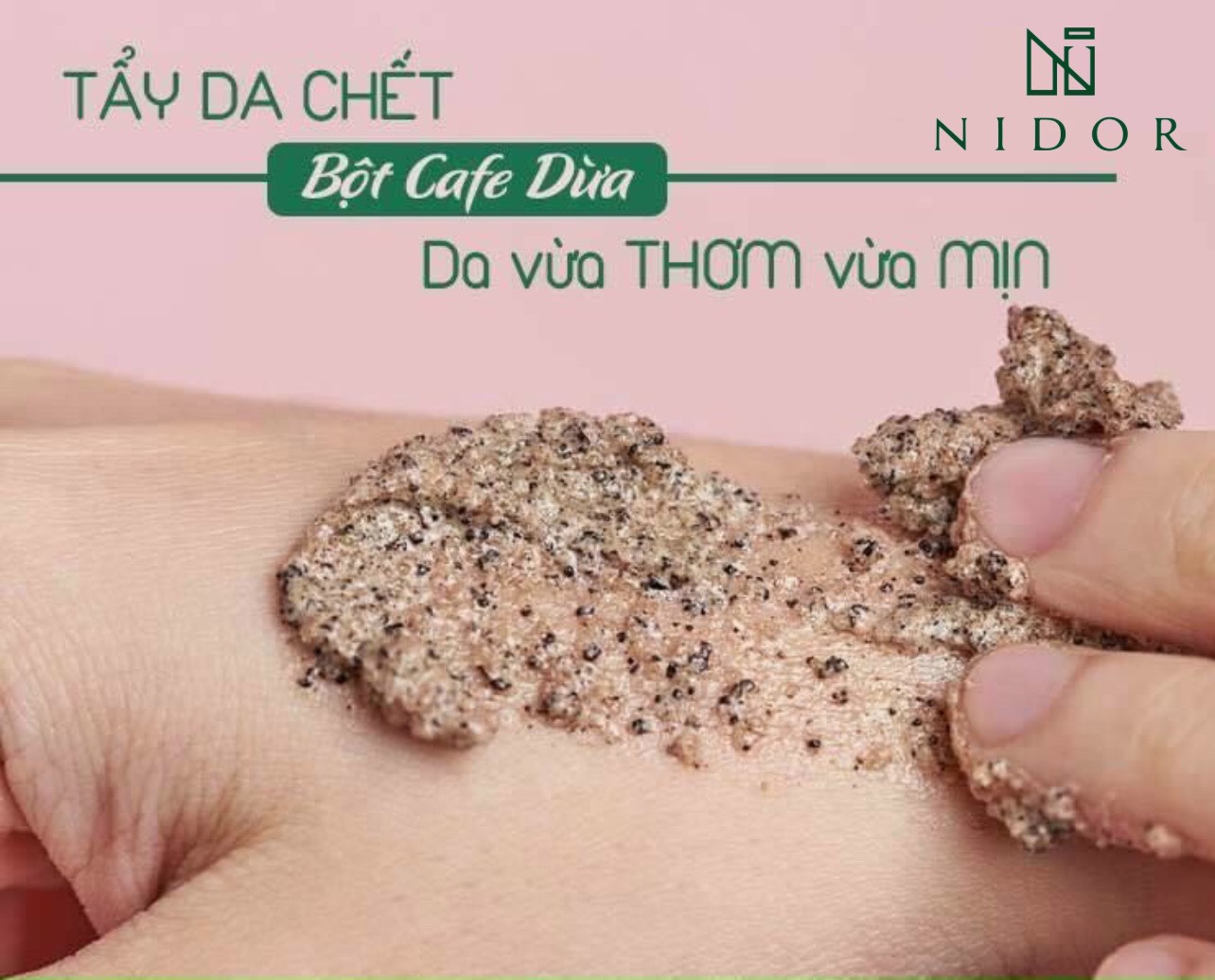 100g Cơm Dừa Cà Phê - Tẩy tế bào chết