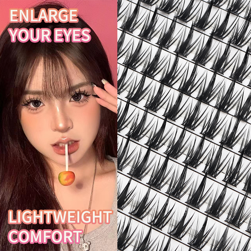 Individual%20Lashes%20Eyelash%20Book%20Clusters%20Extensions%20False%20Eyelash%20DIY%20at%20Home%20Cluster%20Eyelash%20Extensions%20Makeup%20-%20Image%204