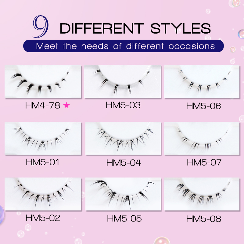 BeliefMelief  Profesional  Bottom False Eyelashes Lower Lash Extensions 10 Pairs Under Lashes Strip Manga Natural Look Pack Soft Make Up For Women. 