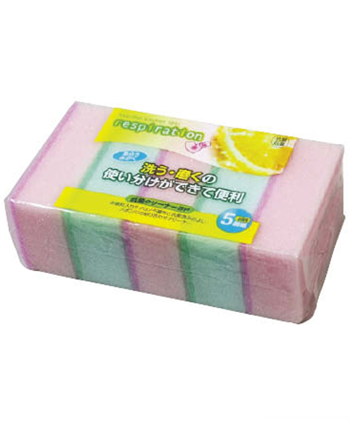 Set 5 miếng xốp rửa bát hình răng cưa Kokubo Nhật Bản