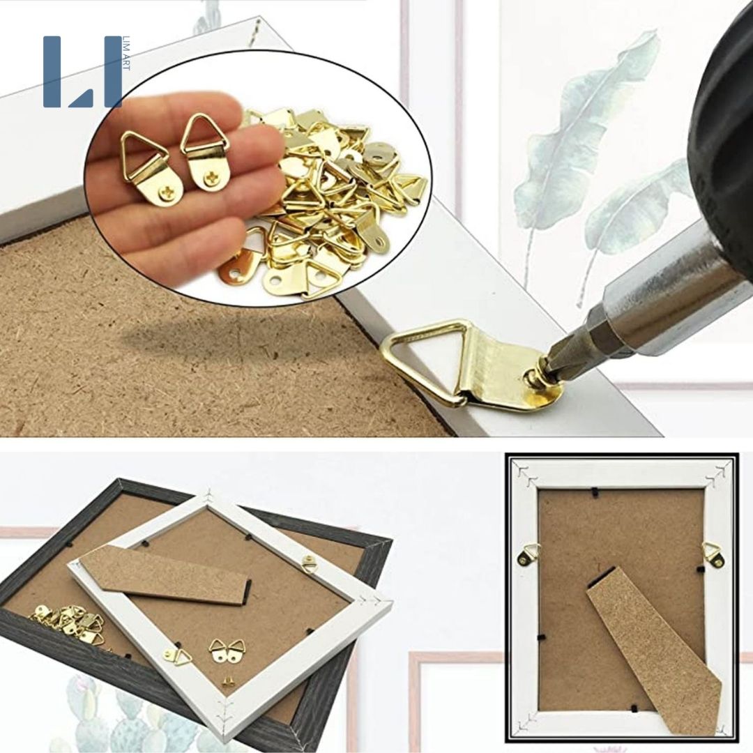 Set 5 cặp ốc vít và móc treo tranh ảnh
