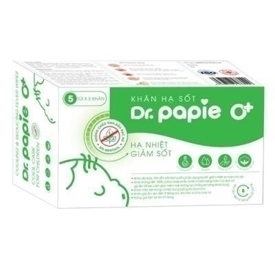 Khăn lau hạ nhiệt DR PAPIE