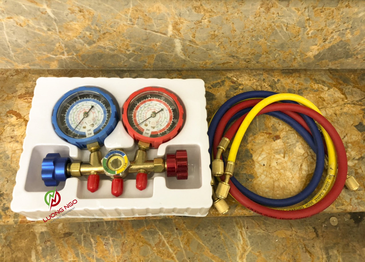 Bộ đồng hồ Gas đôi HONGSEN HS-536C