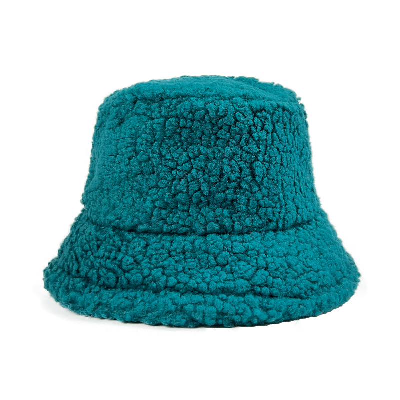 EERSHENSHI Winter bucket hat outdoor warm hat solid color bucket hat