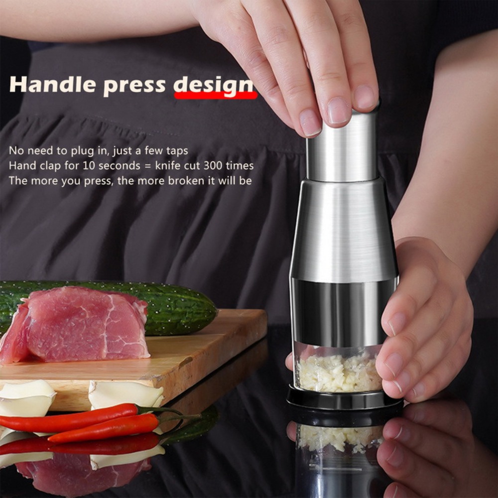 YUDYBOSTER Accessories Squeezer Kitchen Multifunction Crusher Chopper Garlic Crusher Garlic Press Machine