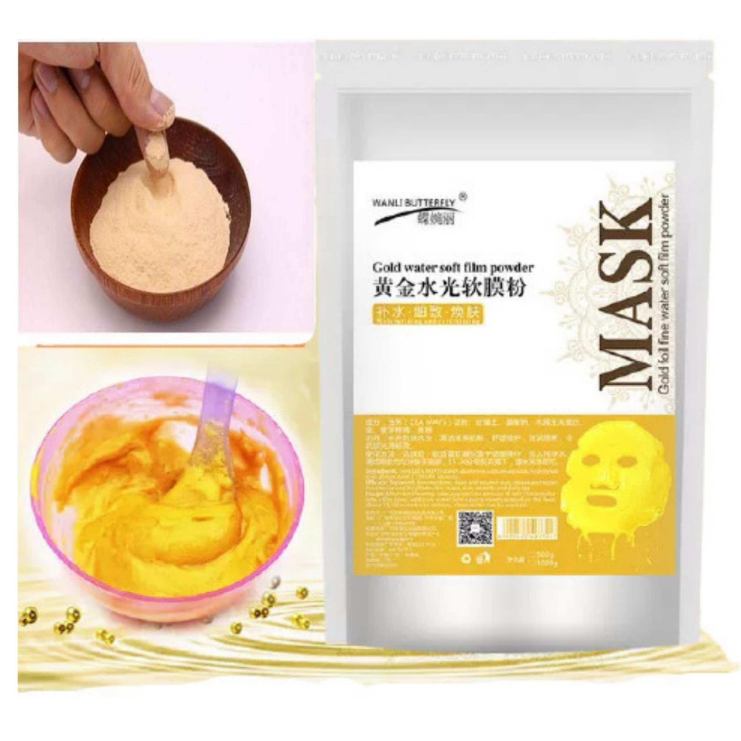 Bột đắp mặt nạ vàng 24K Gold Mask