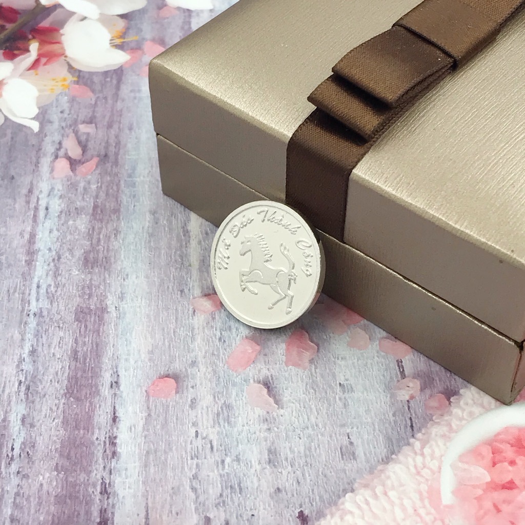 Đồng Xu Đánh Gió Đánh Cảm Bạc Ta Nguyên Chất S99 Mã Đáo Thành Công Đường Kính 2.3cm Bạc Hiểu Minh XDG4