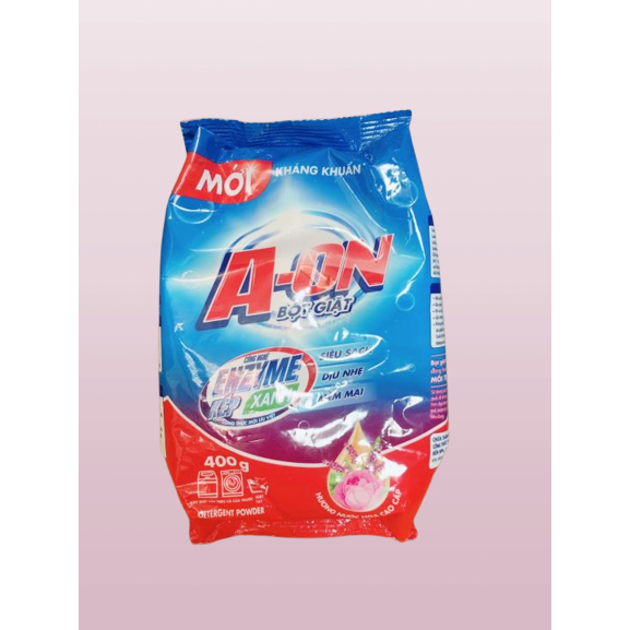 Bột giặt a-on hương nước hoa gói 400g 800g giặt sạch , thơm lâu