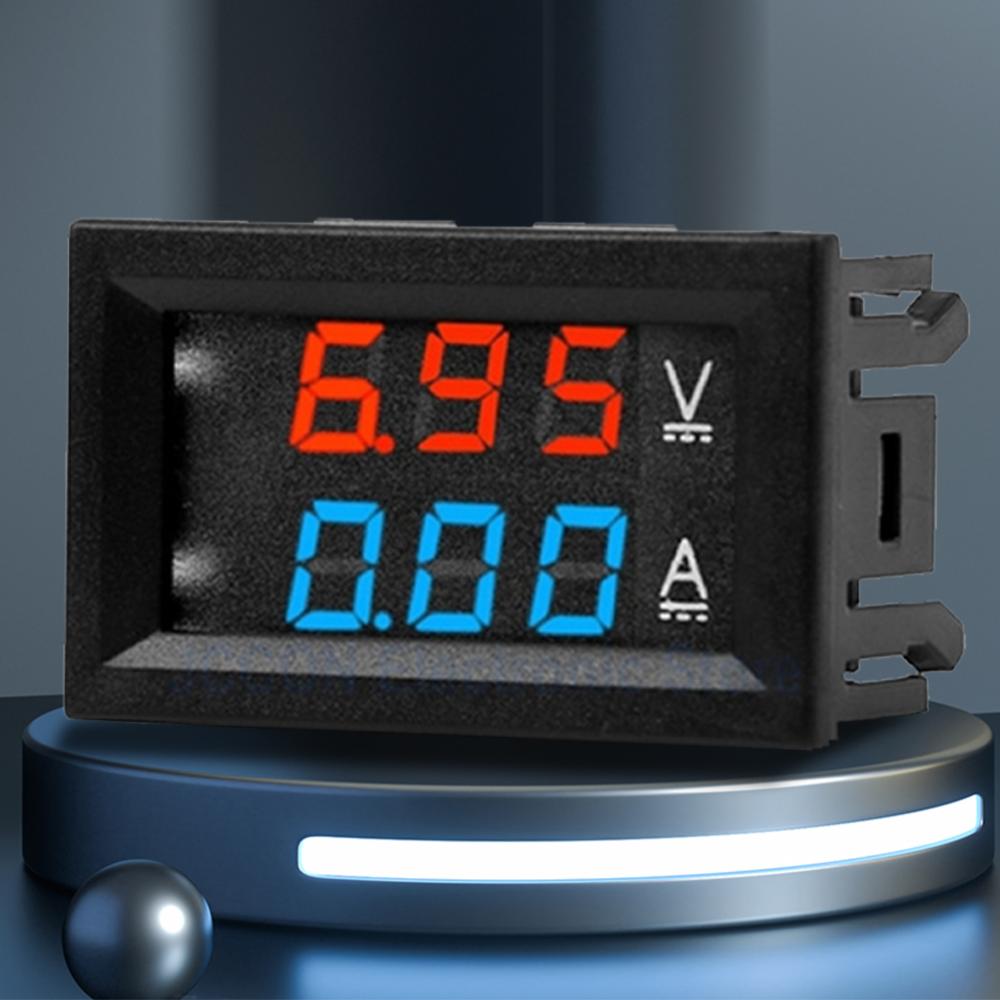 【Original】Digital Voltage Current Meter 0.56inch LED Display 10A 50A 100A Amp Volt Amp Tester High Precision for Home Office