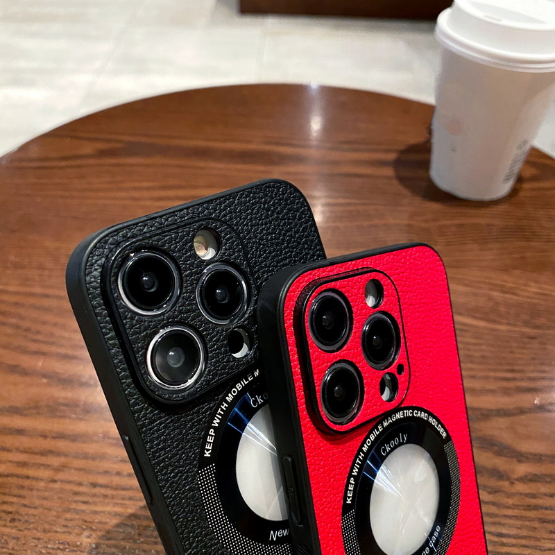 ALIGO Camera Protection Leather Soft Phone Case Cover Shockproof for iPhone 11 For iPhone 14 Pro Max 13 12