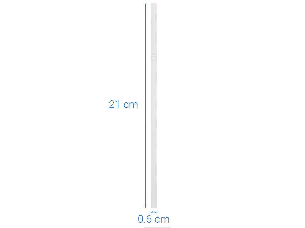 Ống hút nhựa cong Hunufa 20cm (80 cái)