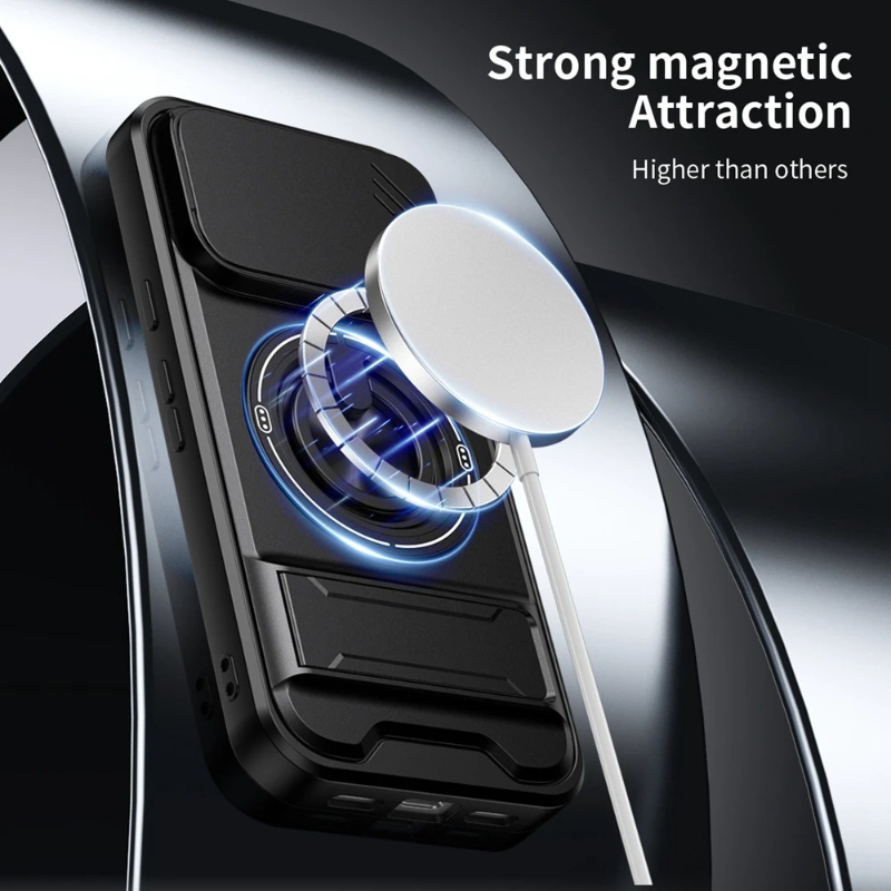 Phone case For Oneplus Nord 6 / 15R Phone Case Magnetic Back Cover Hard Shock Resistant Camera Protection Bracket Navigation Bracket Ring Cover For Oneplus 15R Cover cases.