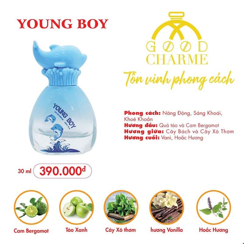 Nước Hoa Trẻ Em Young Boy 30ml