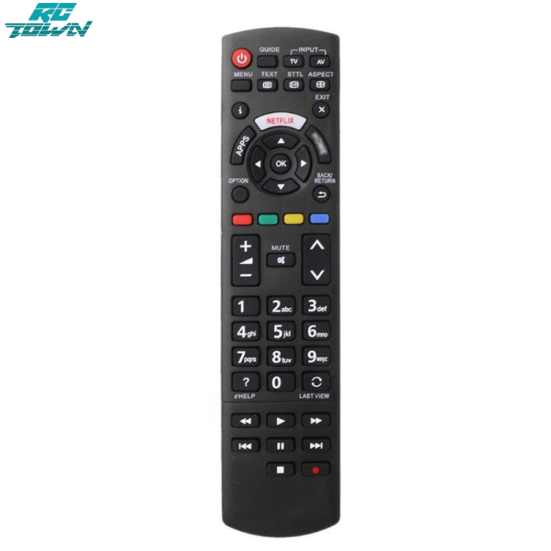 RCTOWN,100%Authentic!!Replacement Led Tv Remote Control Controller Compatible For Panasonic Smart Led Tv Netflix N2qayb00100 N2qayb Universal