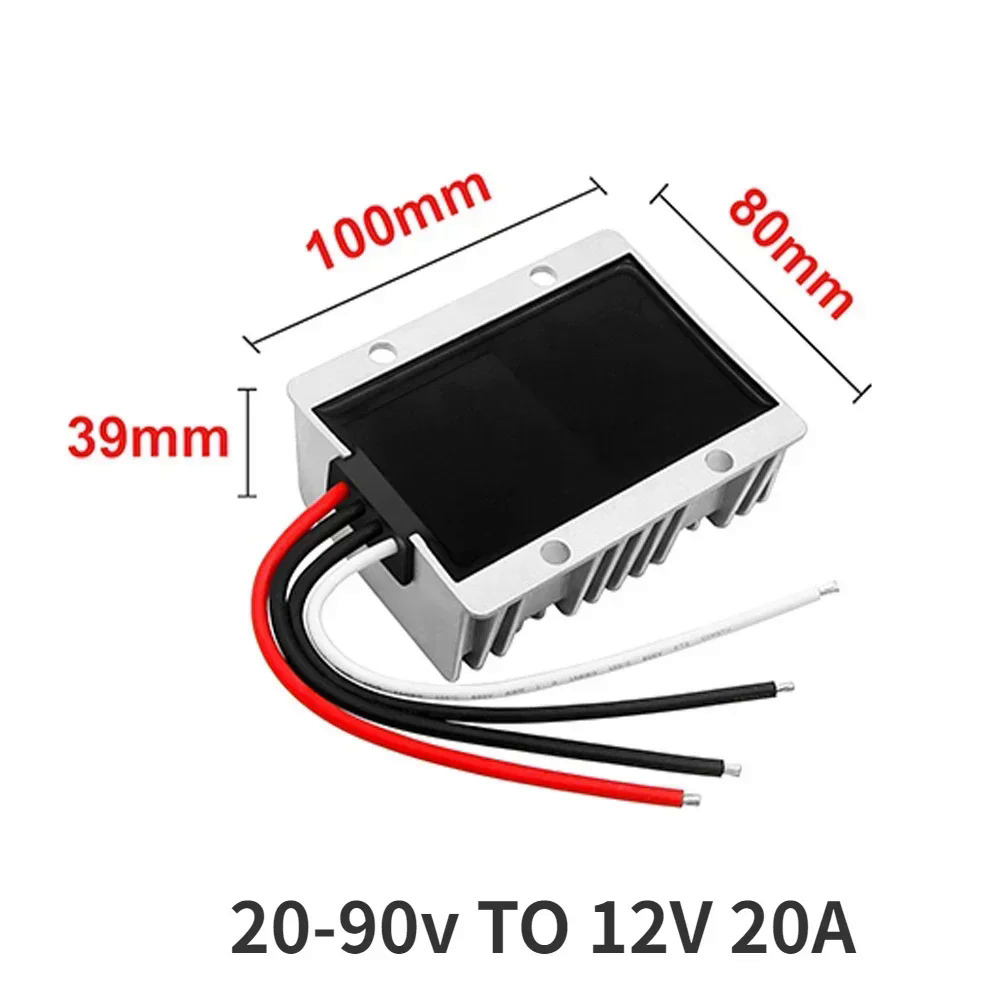 20-90v 24v 36v 48v 60v 72v đến 12v 20a 16a 10a dc dc chuyển đổi giảm dc chuyển đổi bước xuống buck 12v dc điều chỉnh điện áp