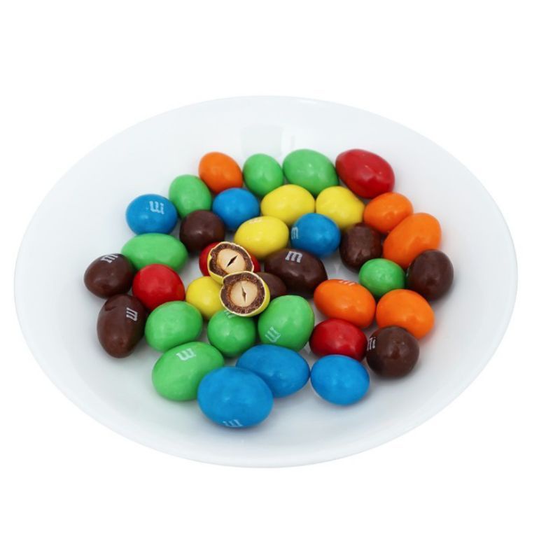 (2 Vị) Kẹo Socola M&M's Sữa Và Đậu Phộng 37g