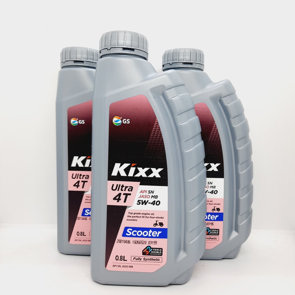 Nhớt Kixx Ultra 5W40 Scooter tổng hợp toàn phần- Nhớt xe ga cao cấp