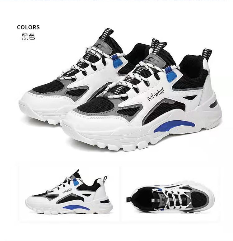 Giày Thể Thao Nam Sneaker Tăng 5Cm Chiều Cao, Đế Tổng Hợp Độ Bền Cao, Kiểu Dáng Cá Tính Cực Ngầu, Xu Hướng 2020 AVISHOP- 344