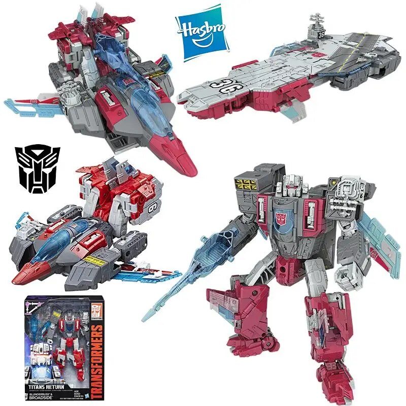 Transformers generations titans return voyager class broadside and deals blunderbuss