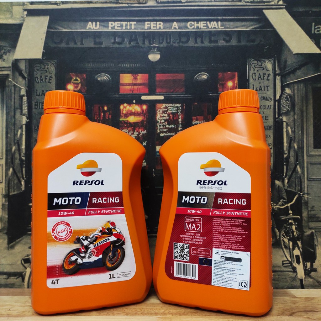 Nhớt Repsol Racing 10W40 ( New 2020)