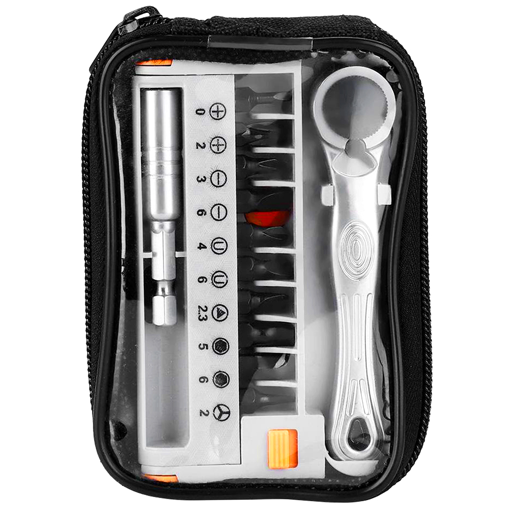 DM xách tay mini tuốc nơ vít đa chức năng Bộ cờ lê bánh cóc Tuốc Nơ Vít chữ thập