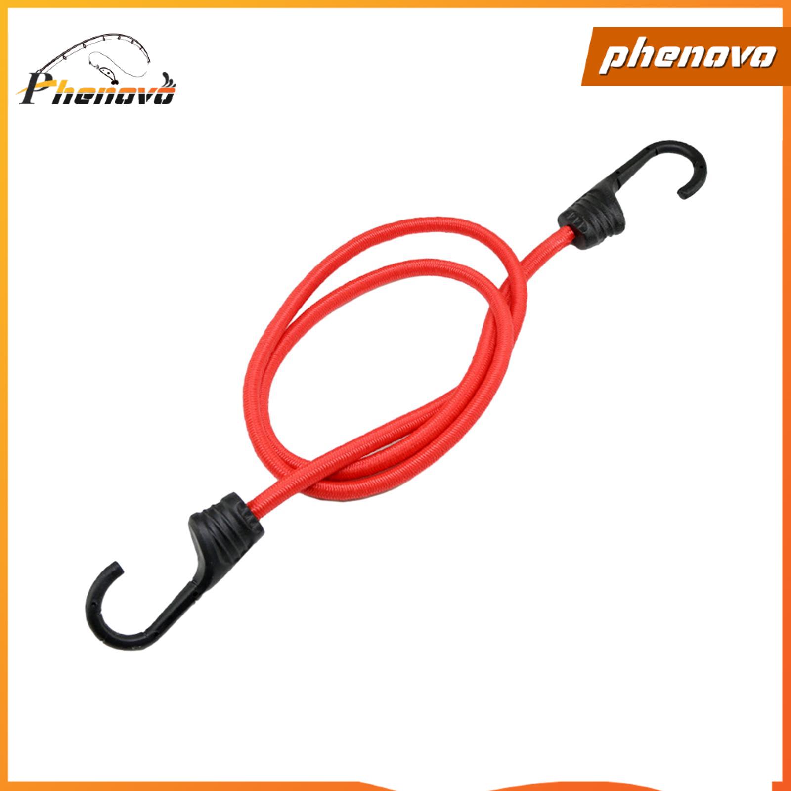 Phenovo Bicycle Bungee Cord, Bicycle Cargo Rack Cord, Portable Multipurpose Luggage Rope Cord, Elastic Strap, for Cycling Outdoor