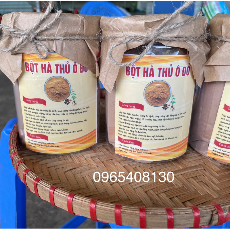 [CHÍNH HÃNG] Bột Hà Thủ Ô Nguyên Chất Đã Cửu Chưng Cửu Sái ( Tây Bắc 99 )