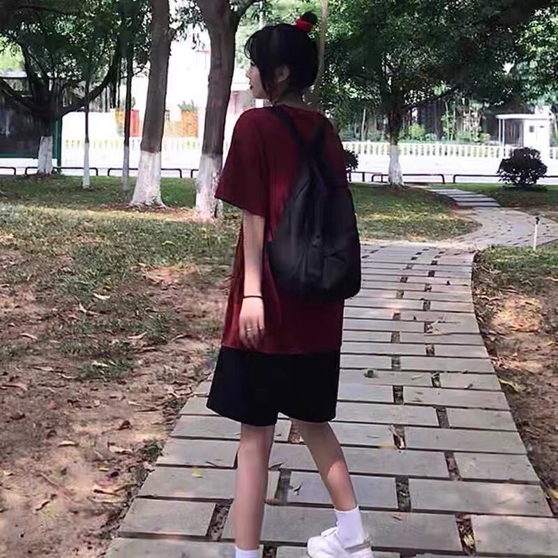 SÉT ÁO PHÔNG TRƠN KÈM QUẦN ĐÙI SẠN  SIÊU CÁ TÍNH
