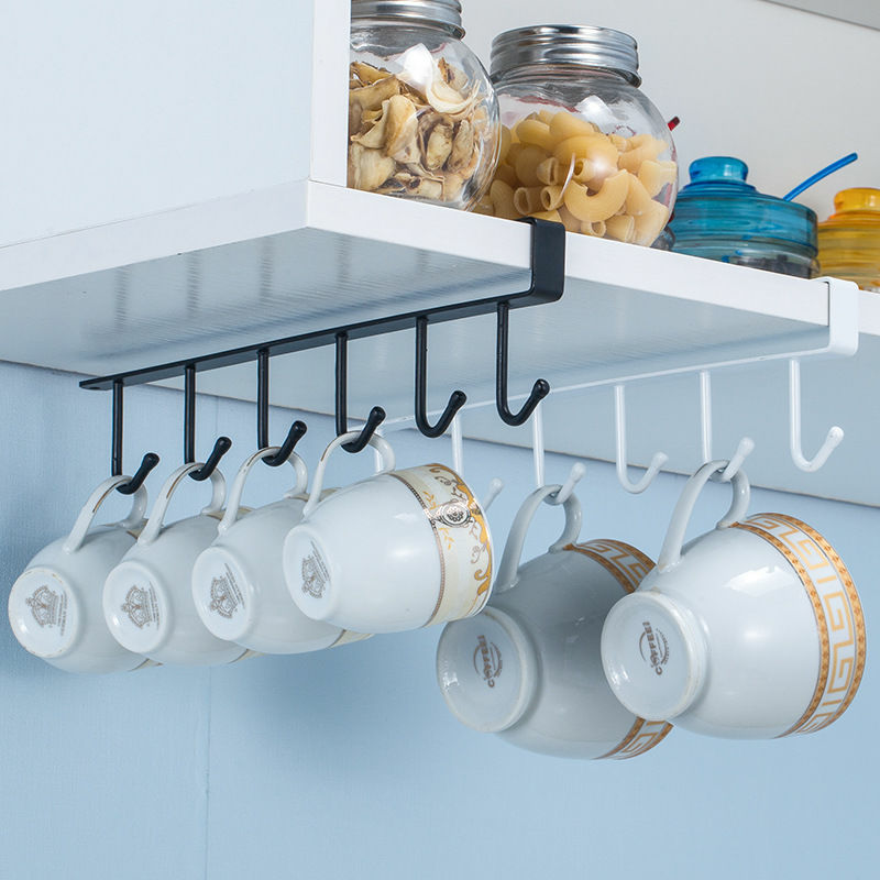 Móc treo đồ gắn kệ bếp bằng sắt tiện dụng
