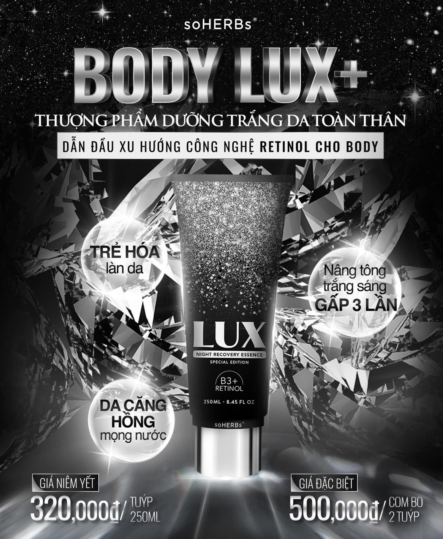 [CHÍNH HÃNG] Kem body LUX soHERBs date mới