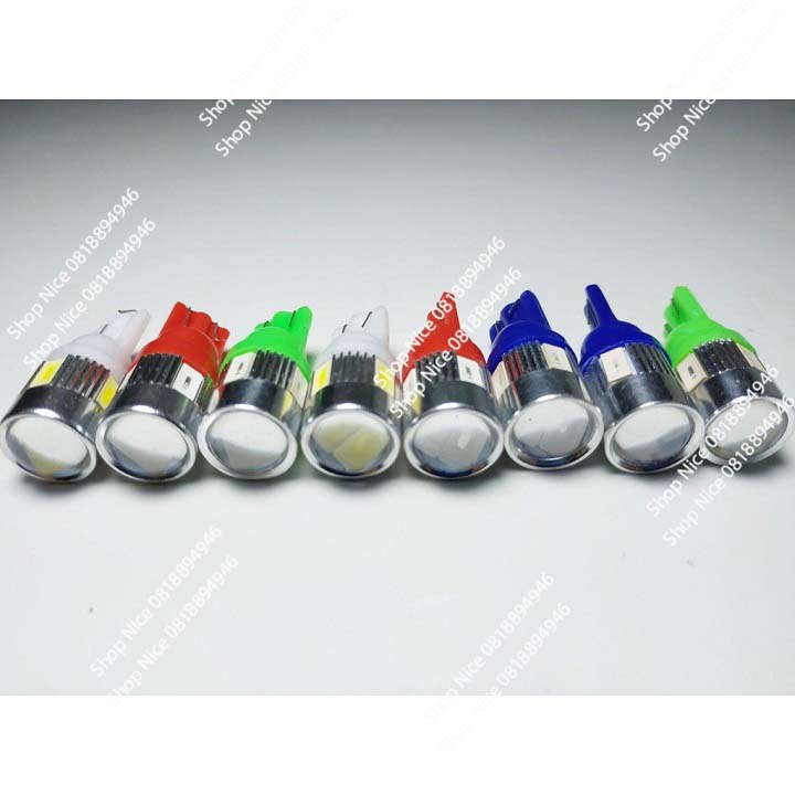 Đèn led xi nhan xe máy đề mi 6 tim led giá 1 chiếc