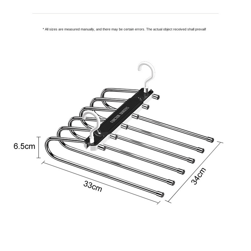 Homenhome Household multifunctional folding magic seamless pants storage rack