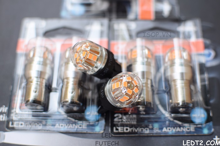 [LEDT2 ISOP] Đèn Led chân T20, S25 Osram Advance Plus [Số lượng : 1 cặp] [Bảo hành 2 năm]