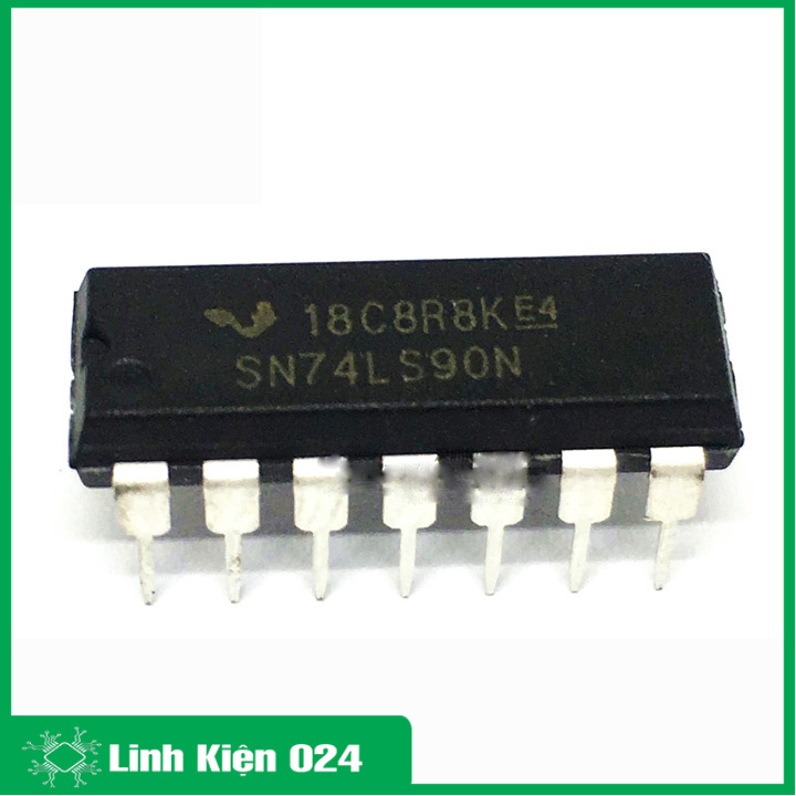 IC đếm thập phân 74LS90 DIP14