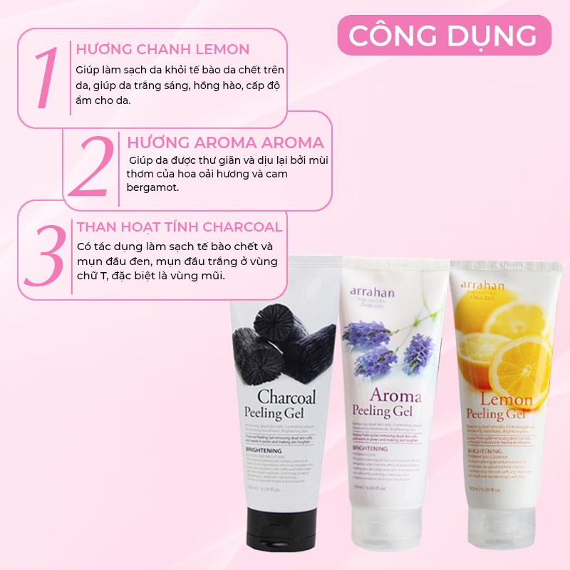 Gel tẩy tế bào chết Arrahan 180ML - Hàn Quốc