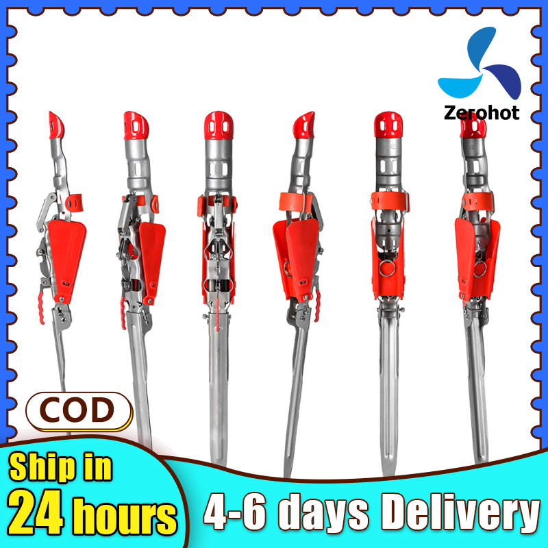 【Zerohot Sports Outdoor Store】 Fishing Rod Holder With Automatic Double Spring Pole Holder Hook Setter Adjustable High Sensitivity Rod Holder For Fishing