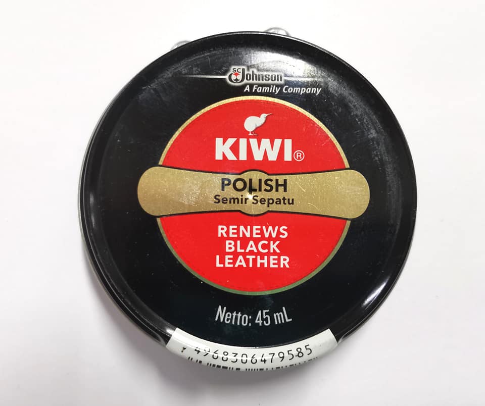 Kiwi Shoe Polish Paste Black 45ml Lazada