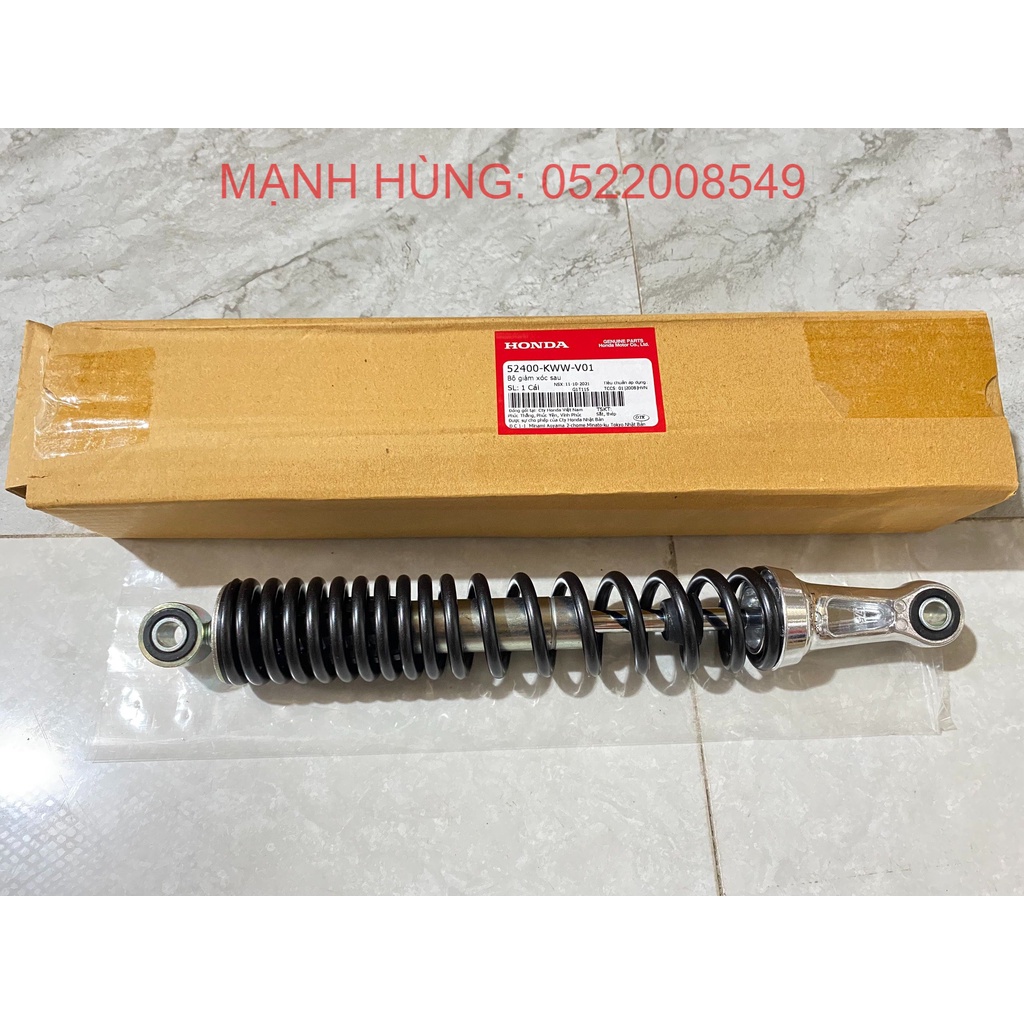 Giảm sóc sau | phuộc sau wave s110, rsx110 màu đen chính hãng honda