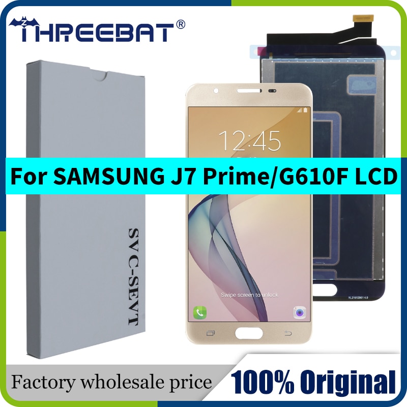 5.5'' original display for suitable for samsung galaxy j7 prime 2016 lcd touch screen g610 g610f g610m screen for suitable for samsung j7 prime lcd