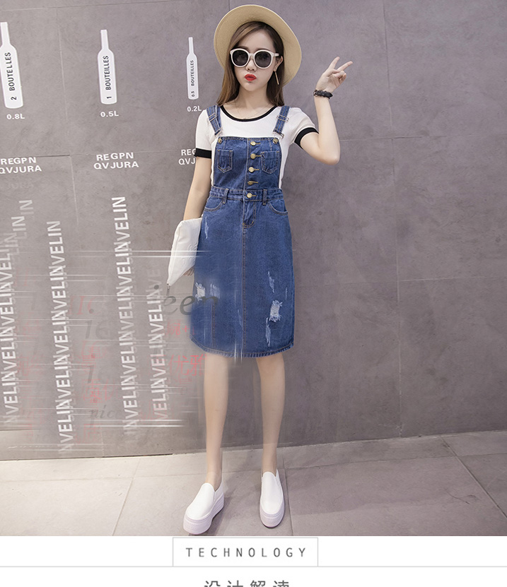 Đầm Yếm Jean Nữ D686 ( KHÔNG KÈM ÁO )