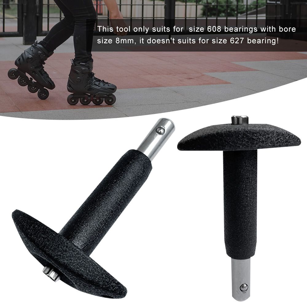 1Pc Puller For Skate Bea Disassemble Tool Inline Roller Skates Skateboard Longboard Driftboard 8Mm Bore Bea 608 Tool