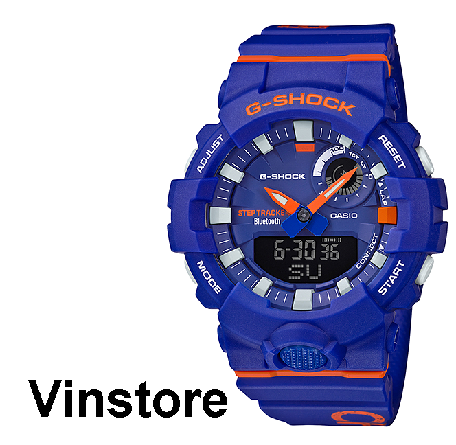 g shock orange blue