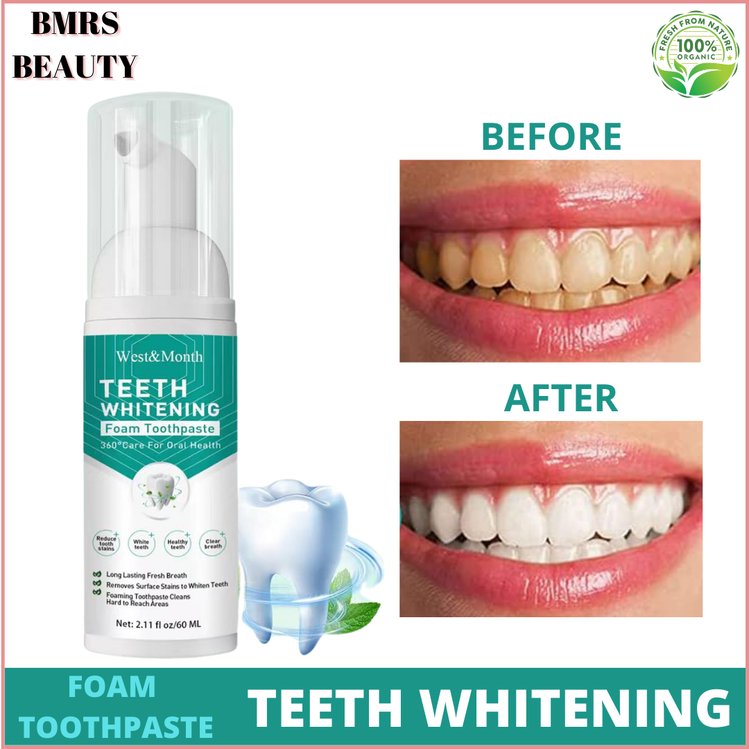 EFFECTIVE! TRY IT NOW! Teeth Whitening Foam Toothpaste (360° Care for ...