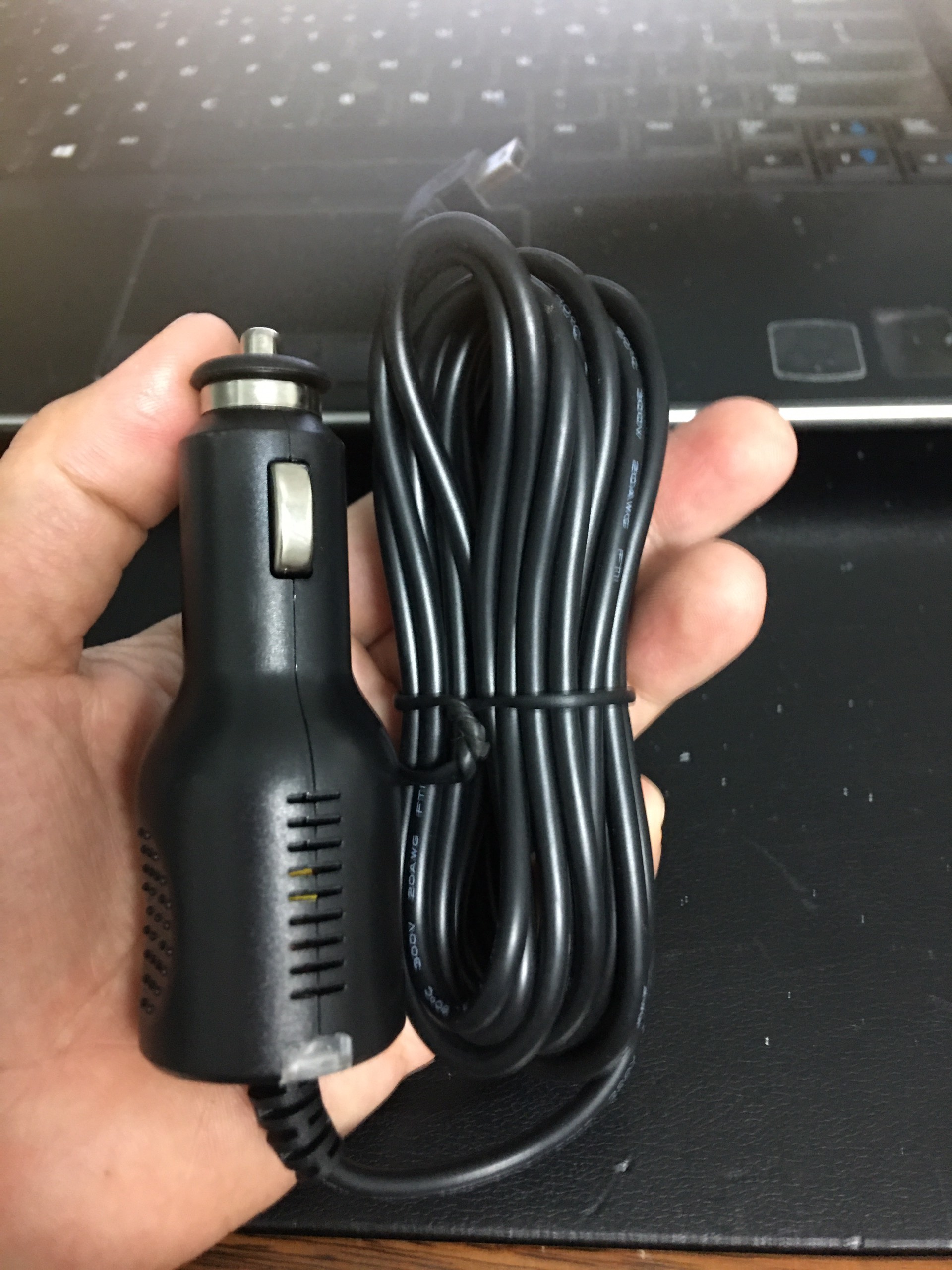 Dây nguồn camera hành trình xe hơi 3A