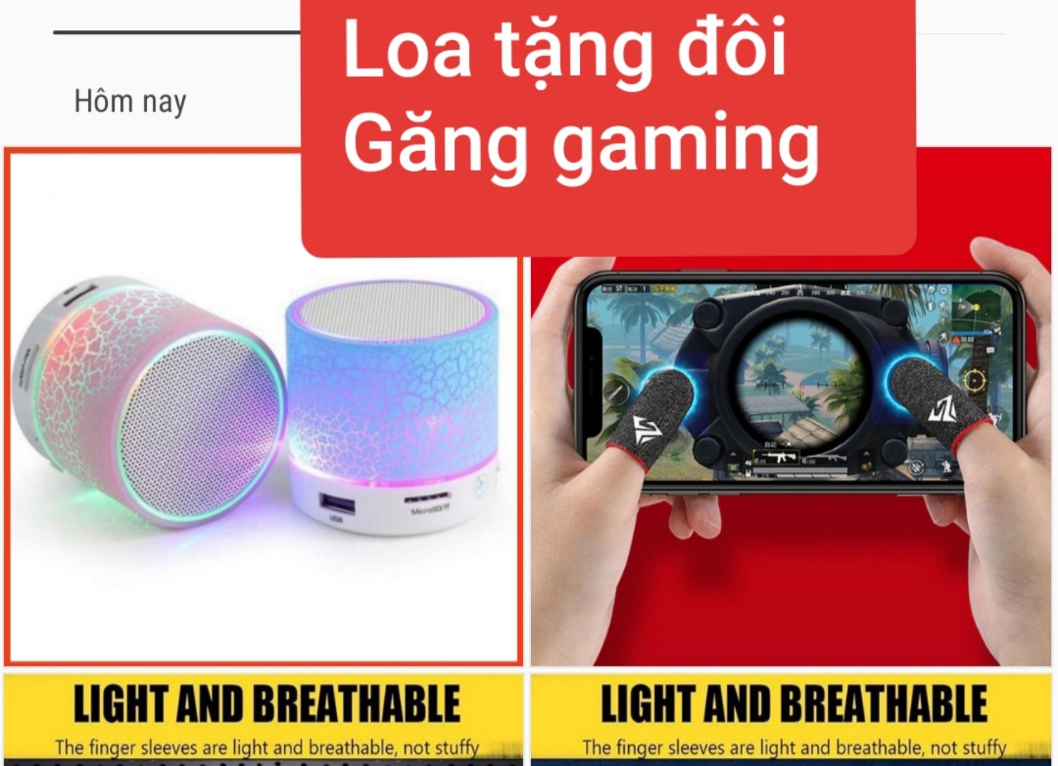 Loa bluetooth mini có đèn nhấp nháy